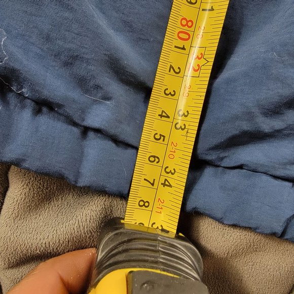 Woolrich Womens Small Blue Parka Jacket Coat Vintage Long Winter Coat Outdoors - Picture 9 of 9